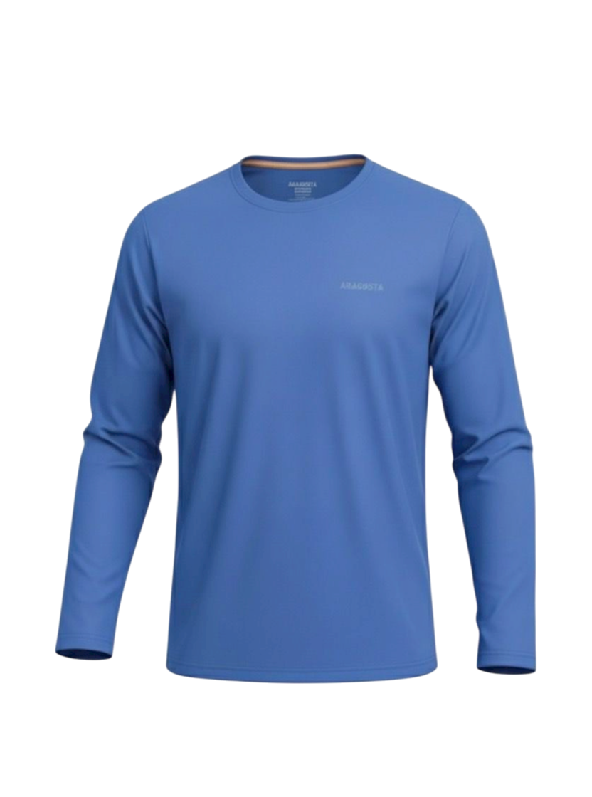 Franela UV Macchia Azul Rey Manga Larga