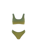 Traje De Baño Bikini Verde