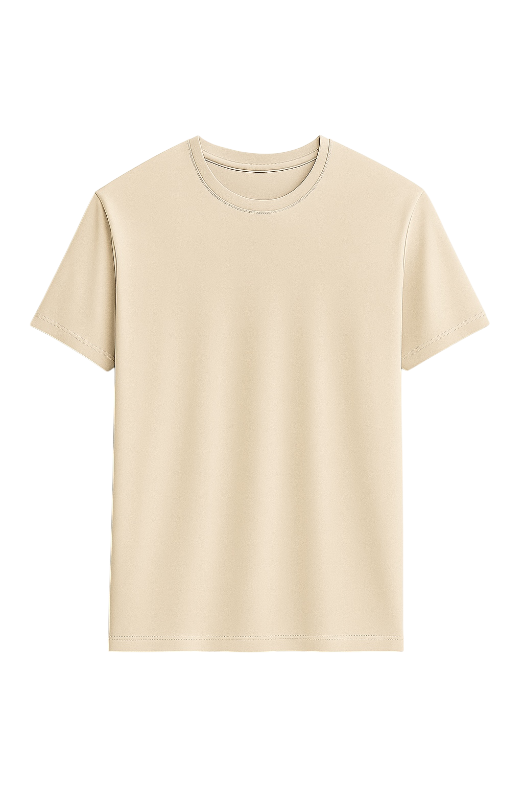 Franela Macchia Beige manga corta