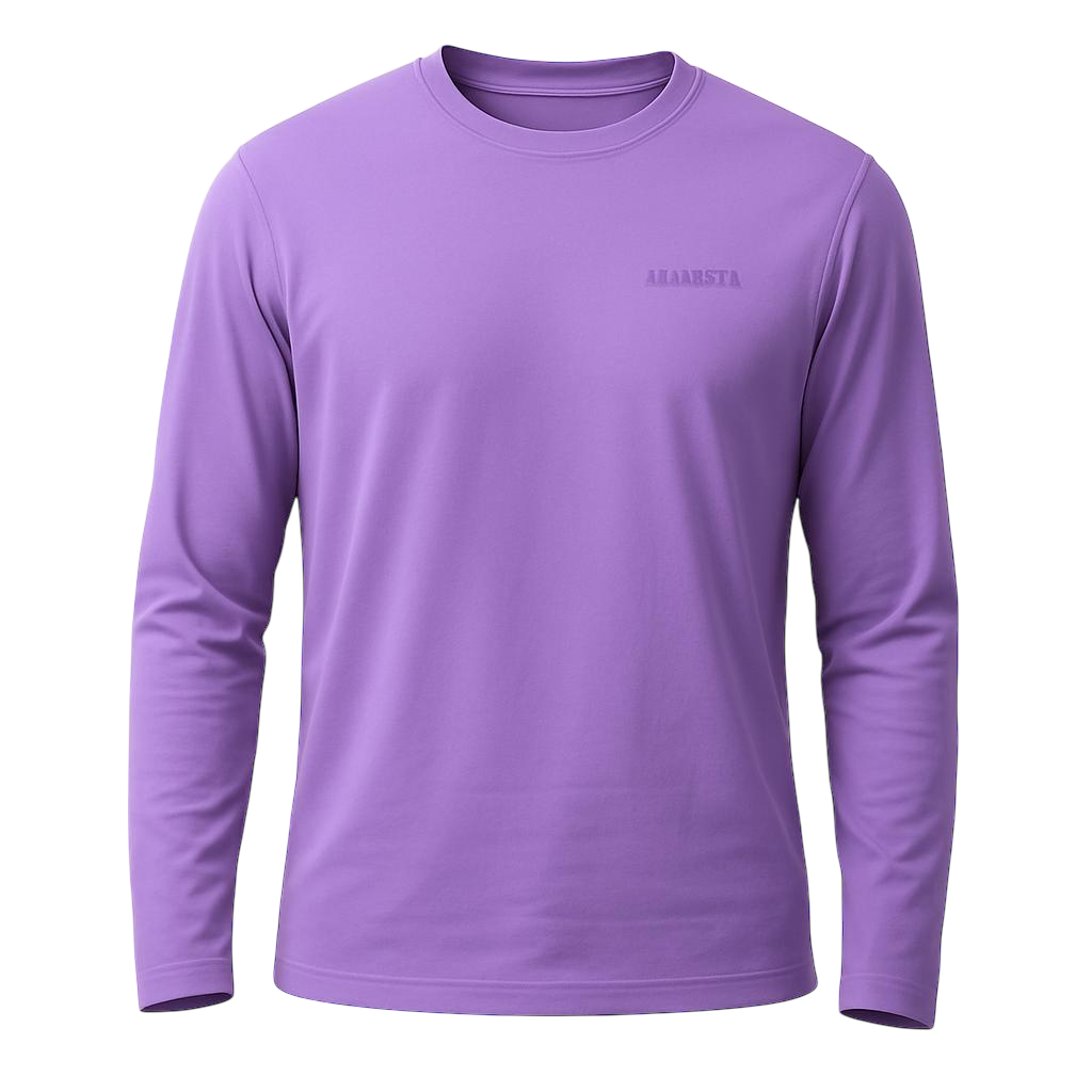 Franela Macchia Purple Manga larga