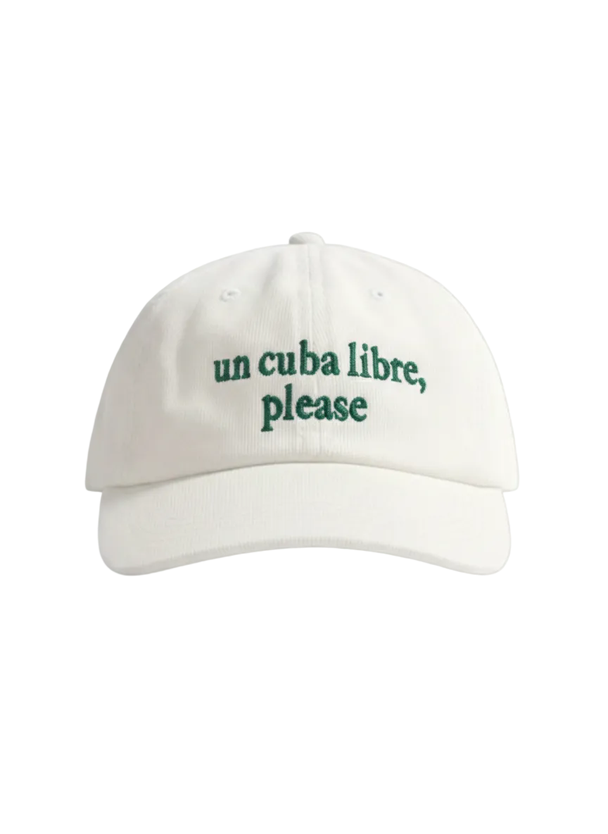 Gorra Un Cuba Libre Blanco