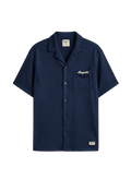 Camisa Waffle Marino