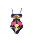 Traje De Baño Entero Palmera Colores