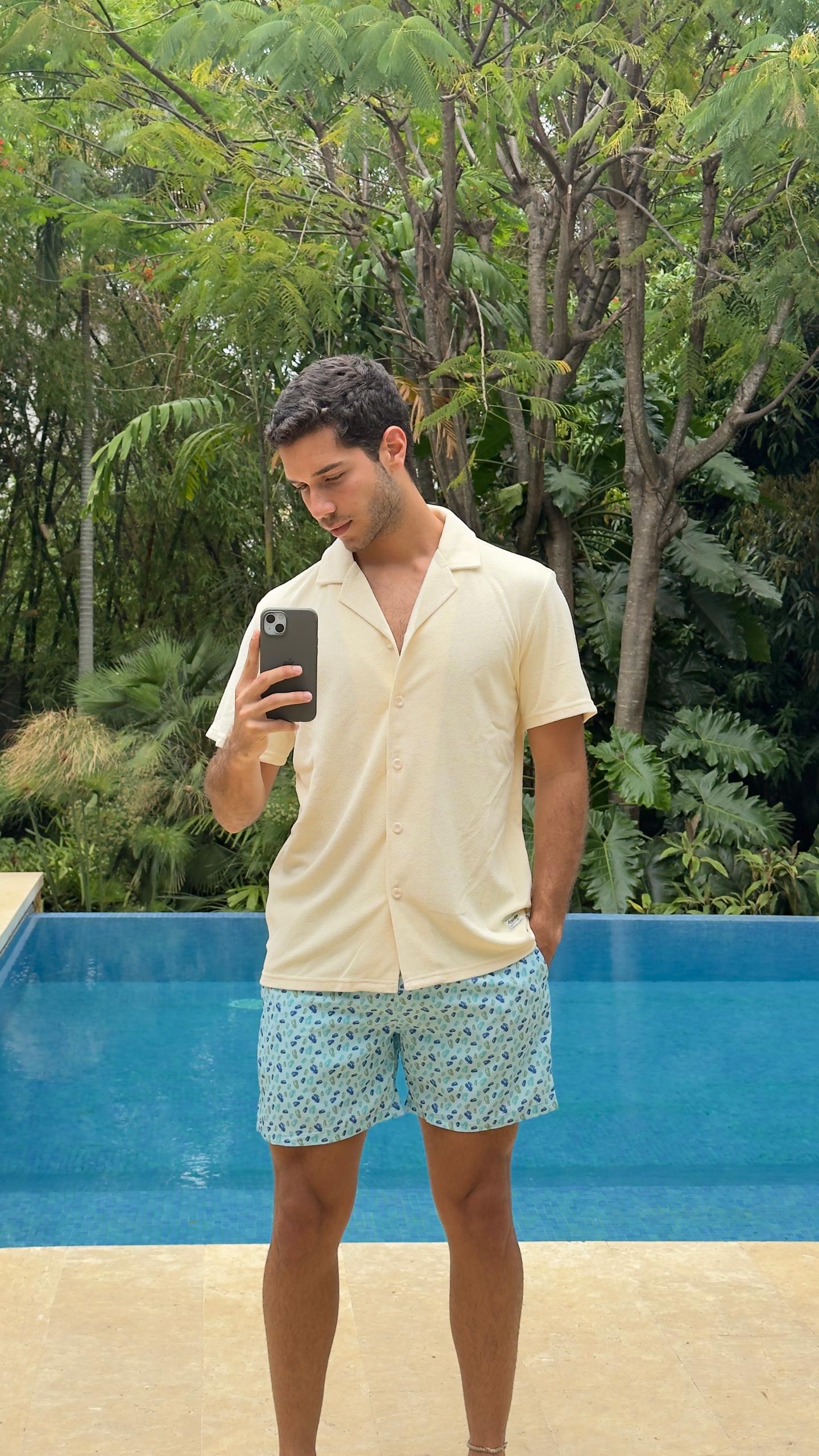 Camisa Toalla Beige