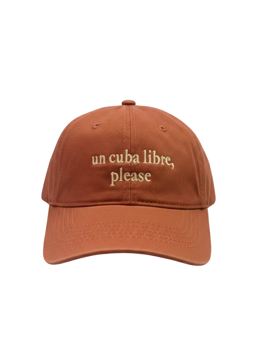 Gorra Un Cuba Libre Ladrillo