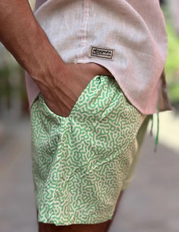 Short Garabatos Verde