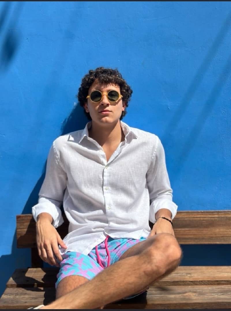 Camisa de Lino manga larga Blanco
