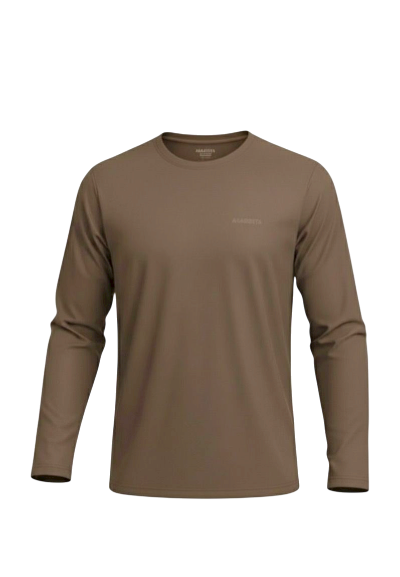 Franela UV Macchia Marrón Manga Larga