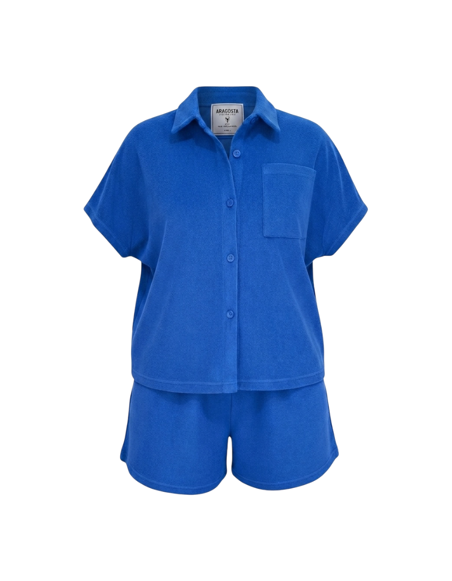 Set Toalla Azul Rey