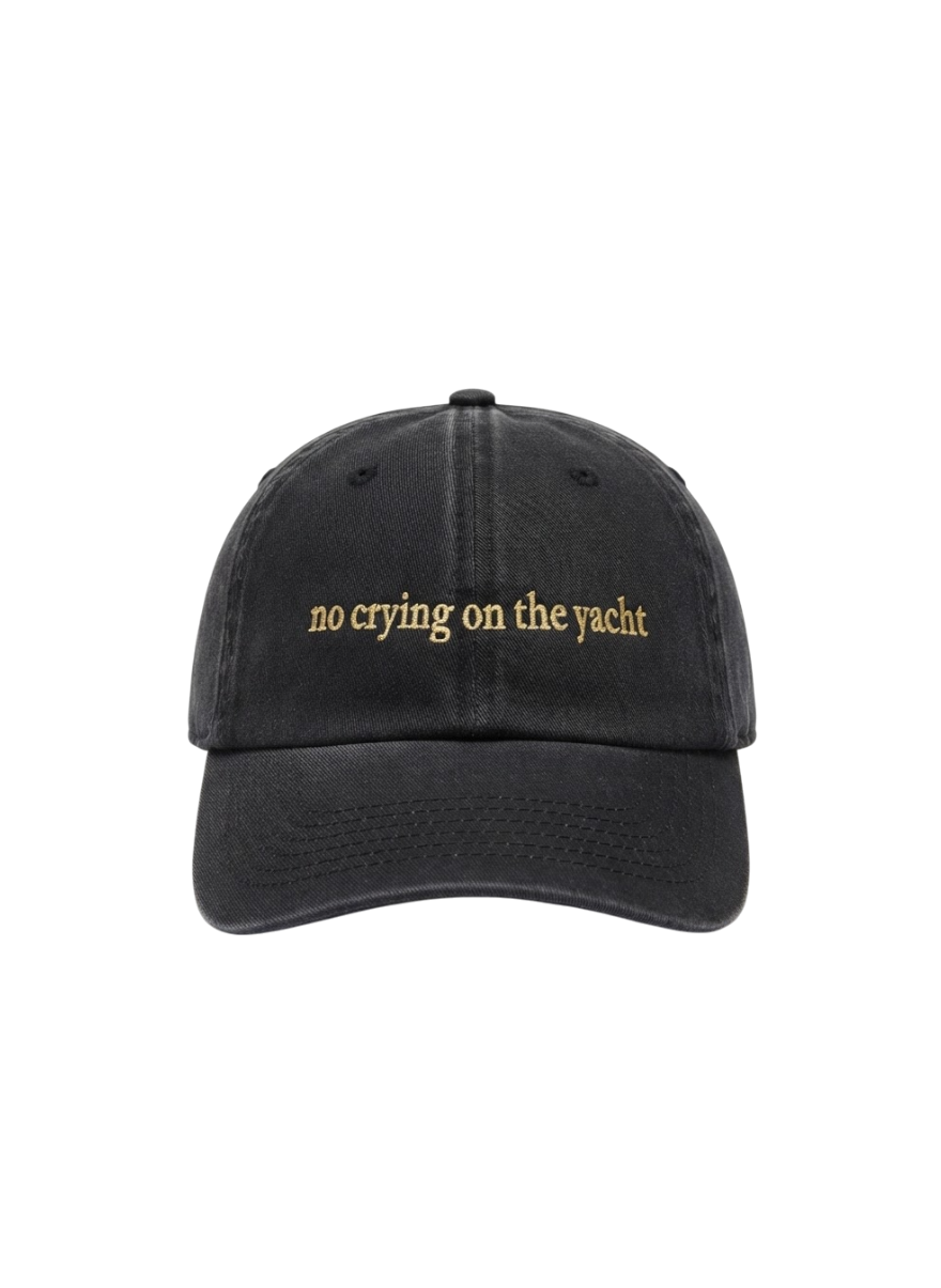 Gorra No Crying Gris Oscuro