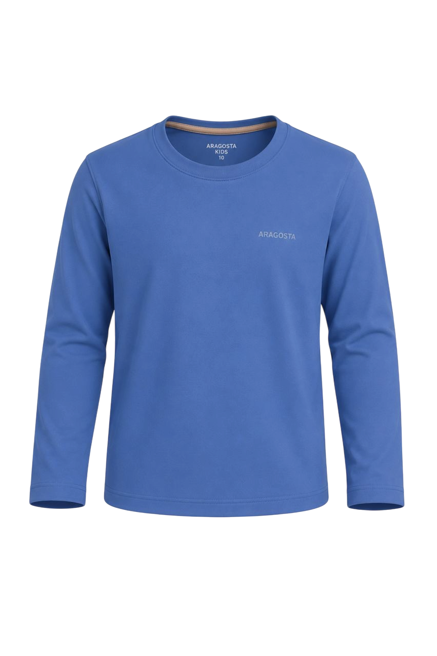 Franela UV Macchia Kids Azul Rey Manga Larga