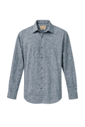 Camisa de Lino Manga larga marino