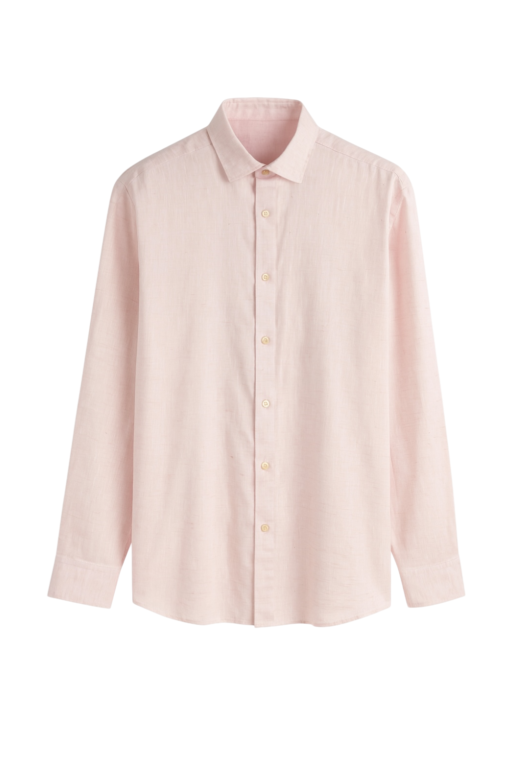 Camisa de Lino Manga larga Rosado