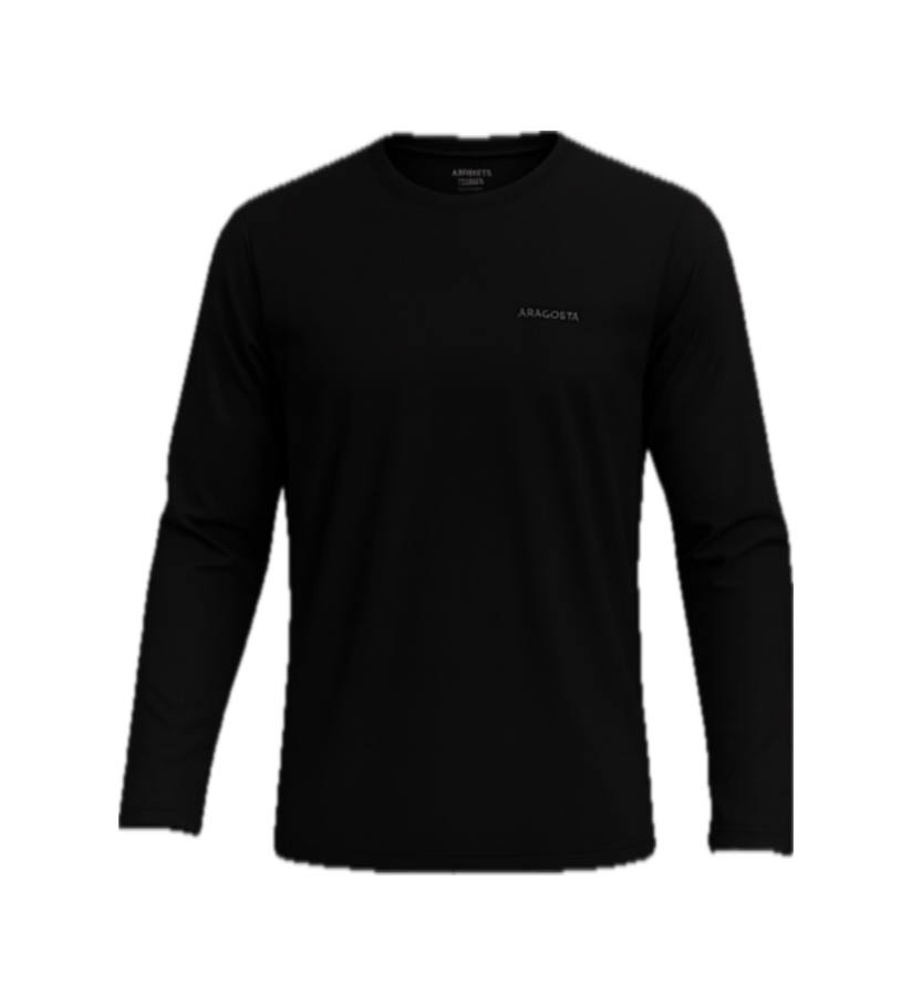 Franela UV Macchia Black Manga Larga