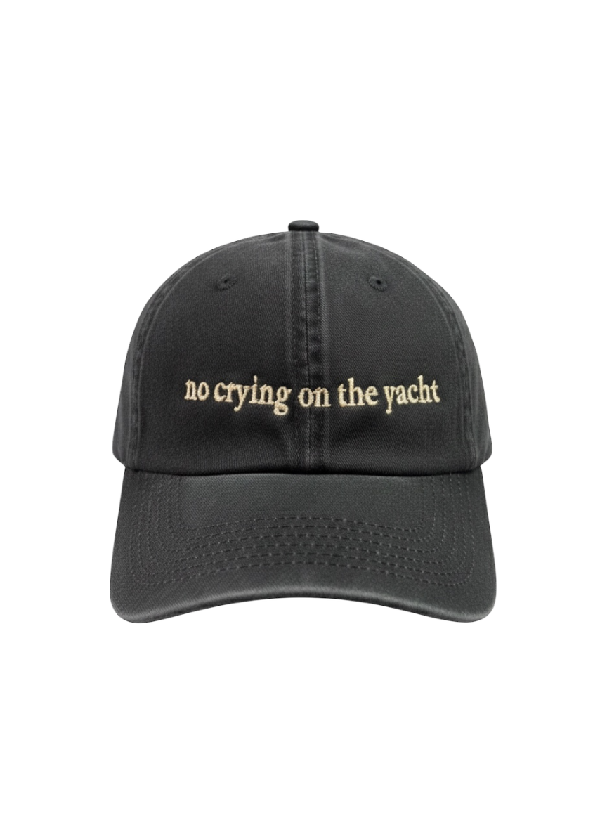 Gorra No Crying Gris Oscuro