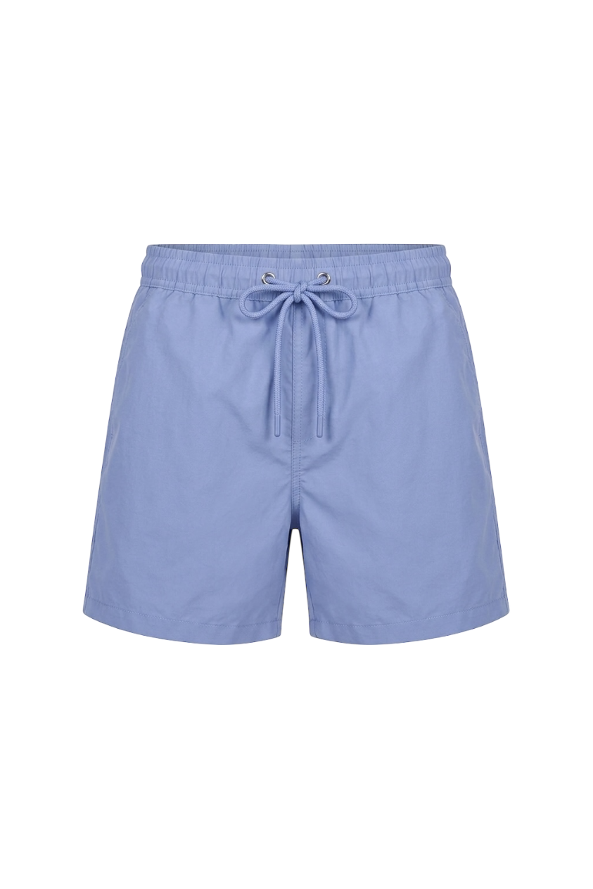 Short Unicolor Celeste