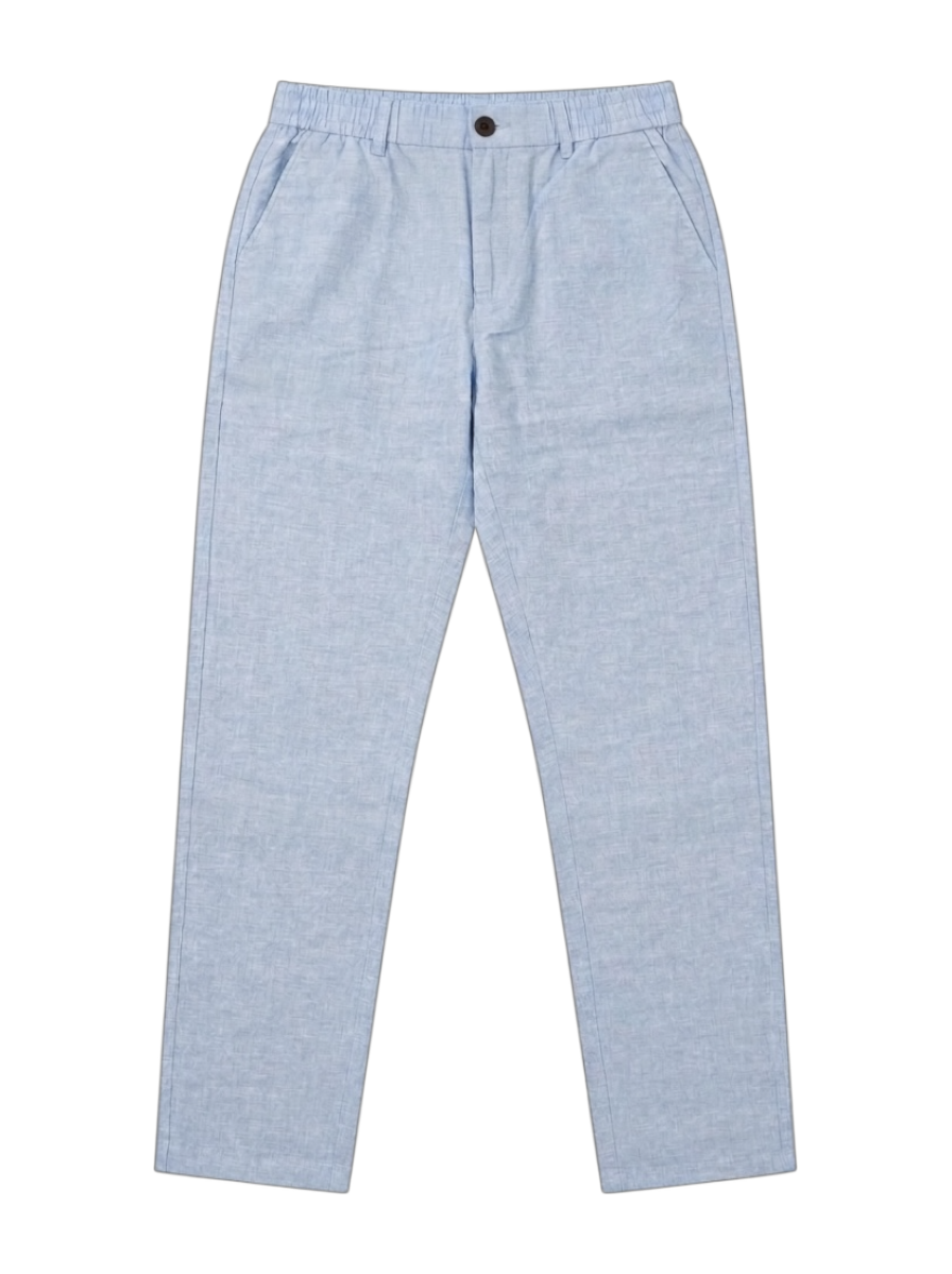 Pantalón Lino Celeste