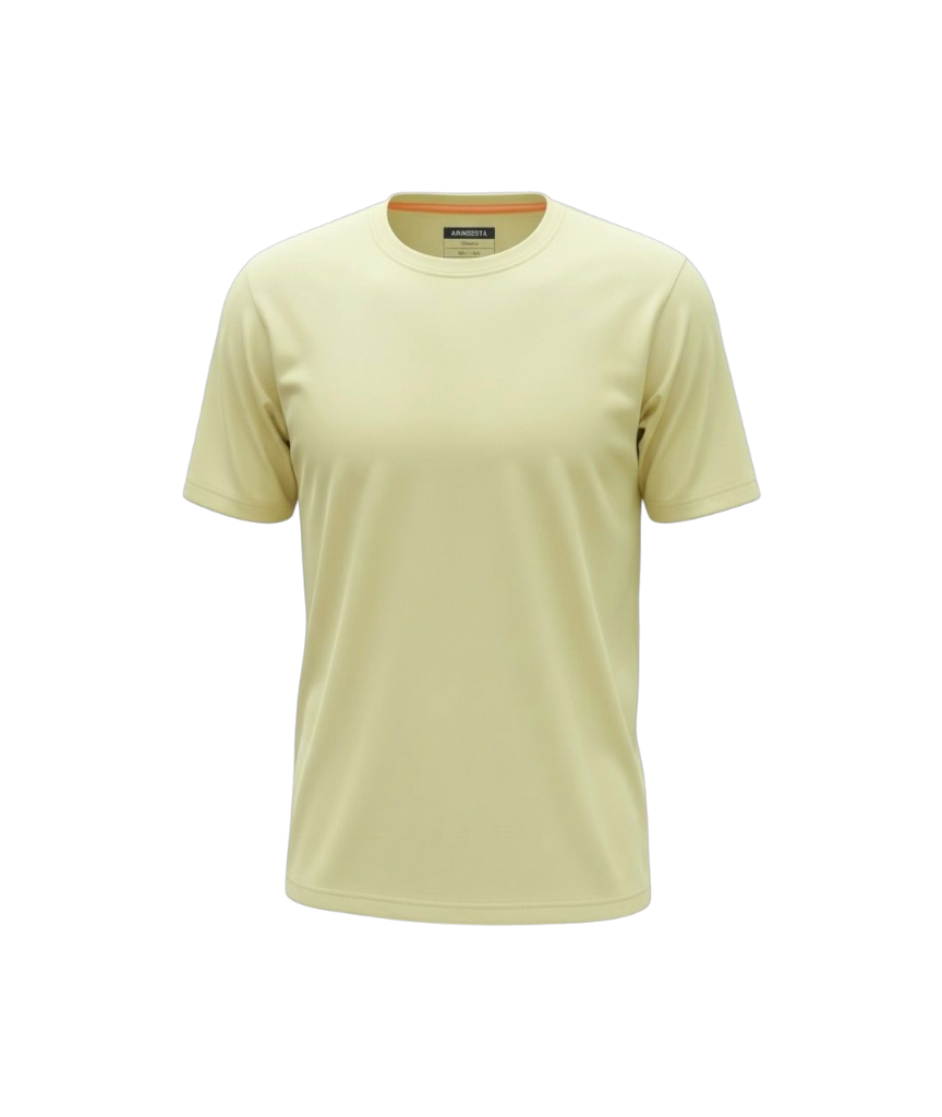 Franela UV  Macchia Amarillo Manga corta
