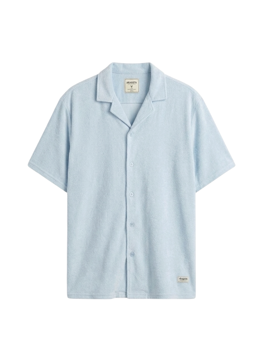 Camisa Toalla Skyblue