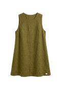 Vestido De Lino Verde