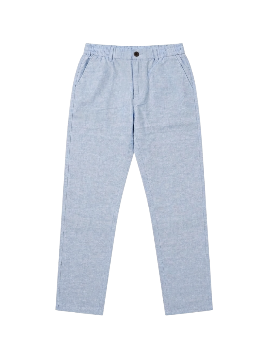 Pantalón Lino Celeste